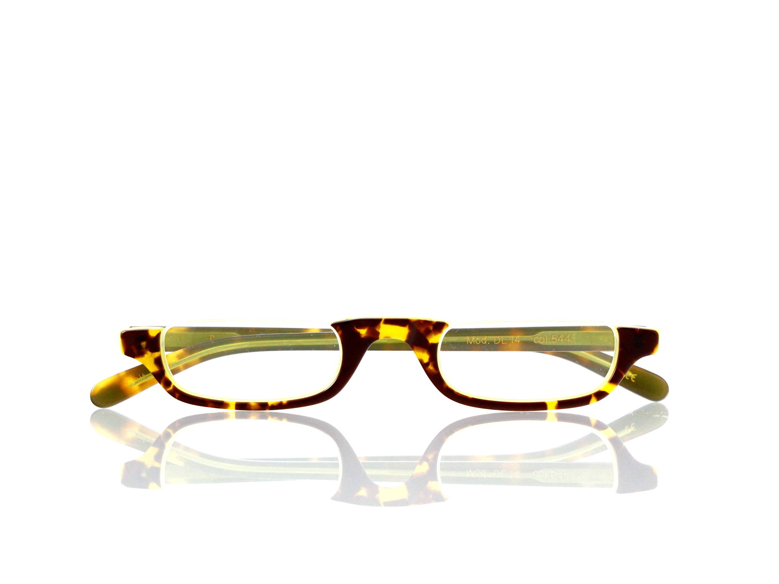 Lesca Lunetier • DL 14 • Col. 544 • Acetat-Halb-Brillen-Fassung
