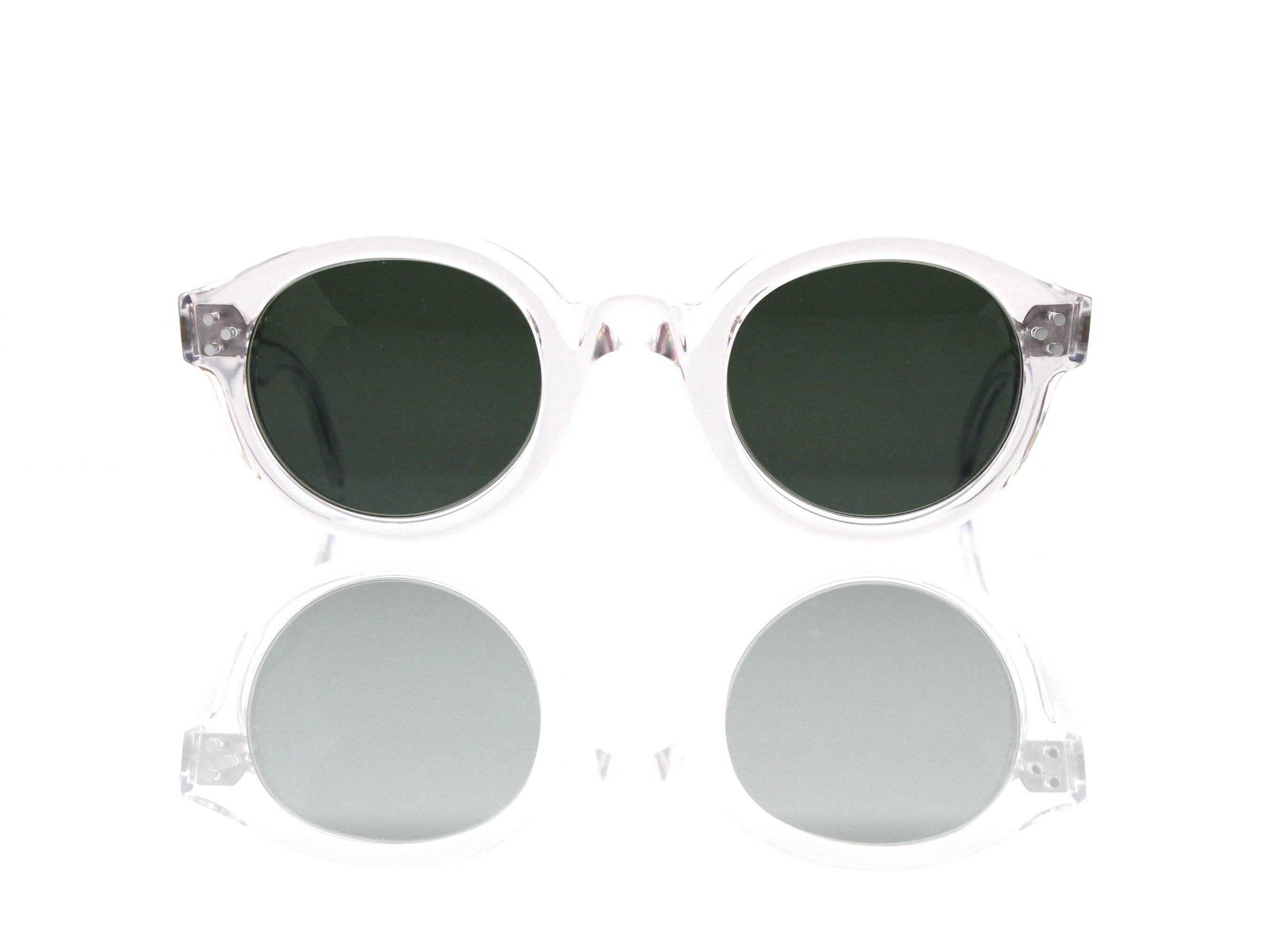Lesca Lunetier • La Corb's • Sonnenbrille • Col. Crystal • Kunststoff graugrün 85%