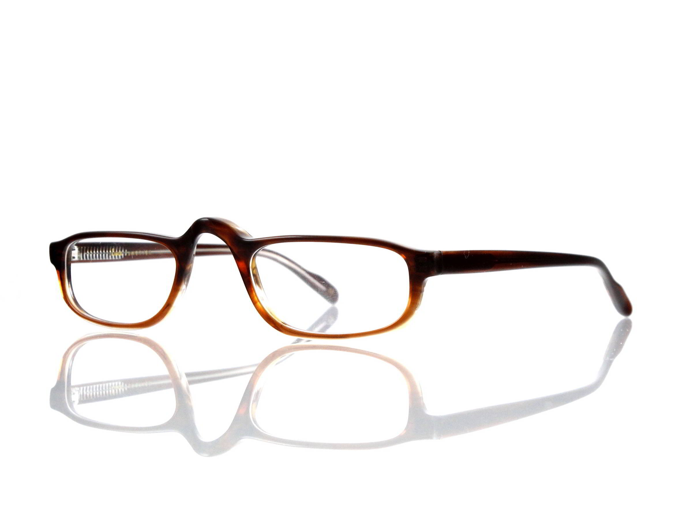Lesca Lunetier • DL 17 • Col. 22 • Acetat-Halb-Brillen-Fassung