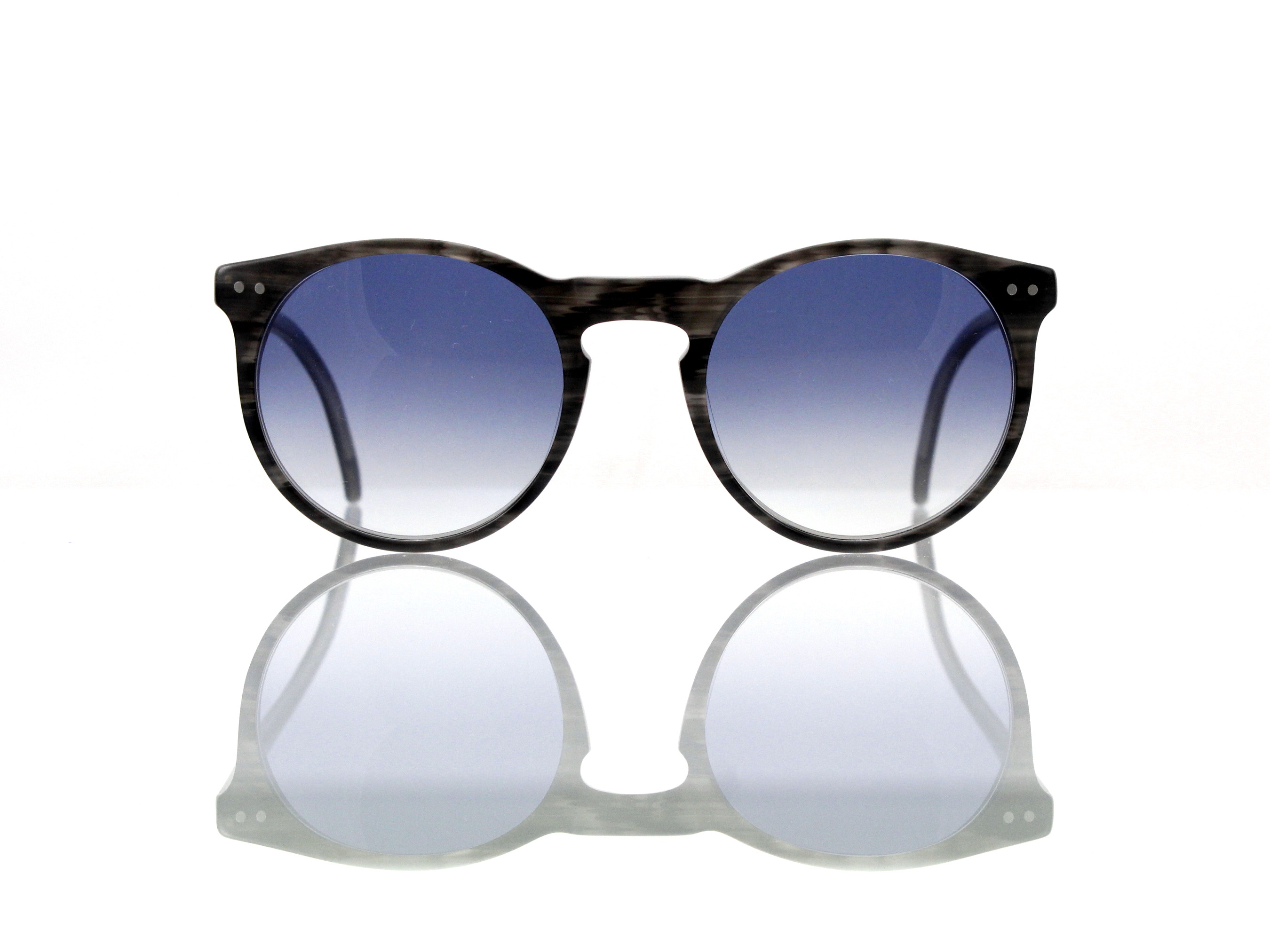 Lesca Lunetier Mod. P 9 Sonne Col. 2 Größe 50-22 - 145 mm Kunststoff blaugrau verlauf