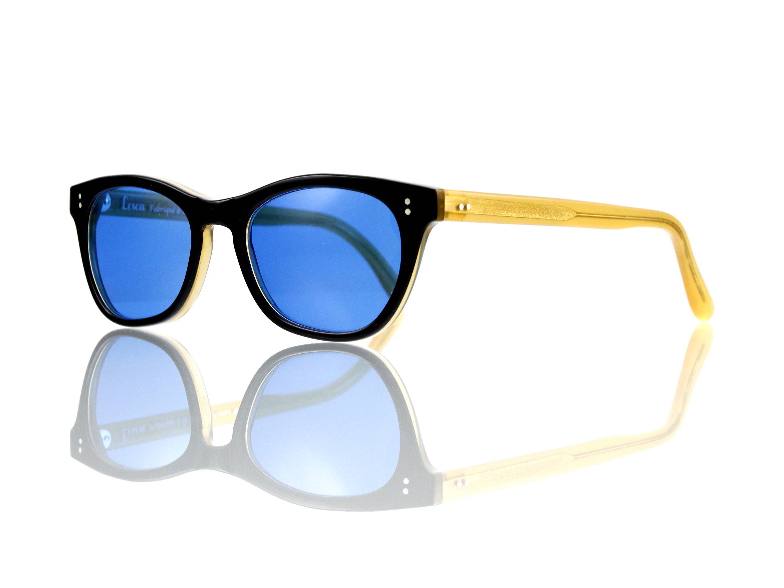 Lesca Lunetier Mod. Mathieu Sonne Col. C 240 Größe 50-22 -145mm Kunststoff blau 70%