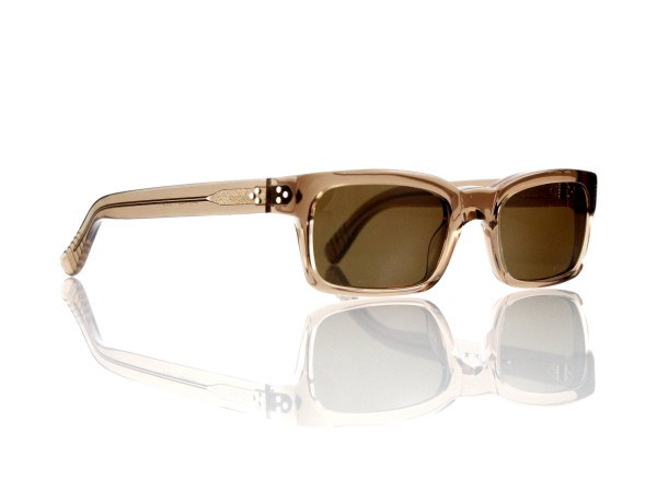 Lesca Lunetier Mod. Bauhaus Sonne Col. 8 Größe 51-19 - 145mm Kunststoff braun 85%