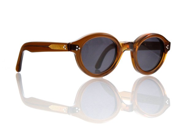 Lesca Lunetier • La Corb's • Sonnenbrille • Col. Cognac • Kunststoff grau 85%